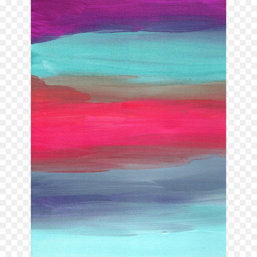 Malerei Acryl-Farbe Pink-M Art - Leinwand drucken