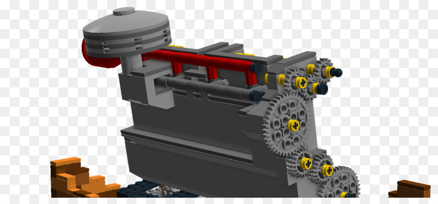 Máy đốt động cơ Xe LEGO - đốt động cơ