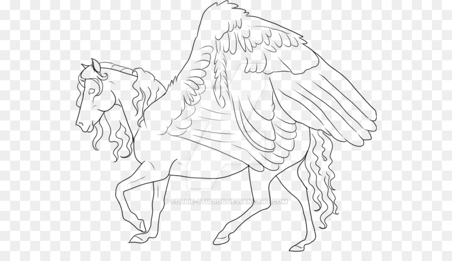 Nghệ thuật lối Vẽ Ngựa Pegasus - Con ngựa png vận chuyển về - Miễn phí vô  xuyên suốt Dòng Nghệ Thuật png Tải về.