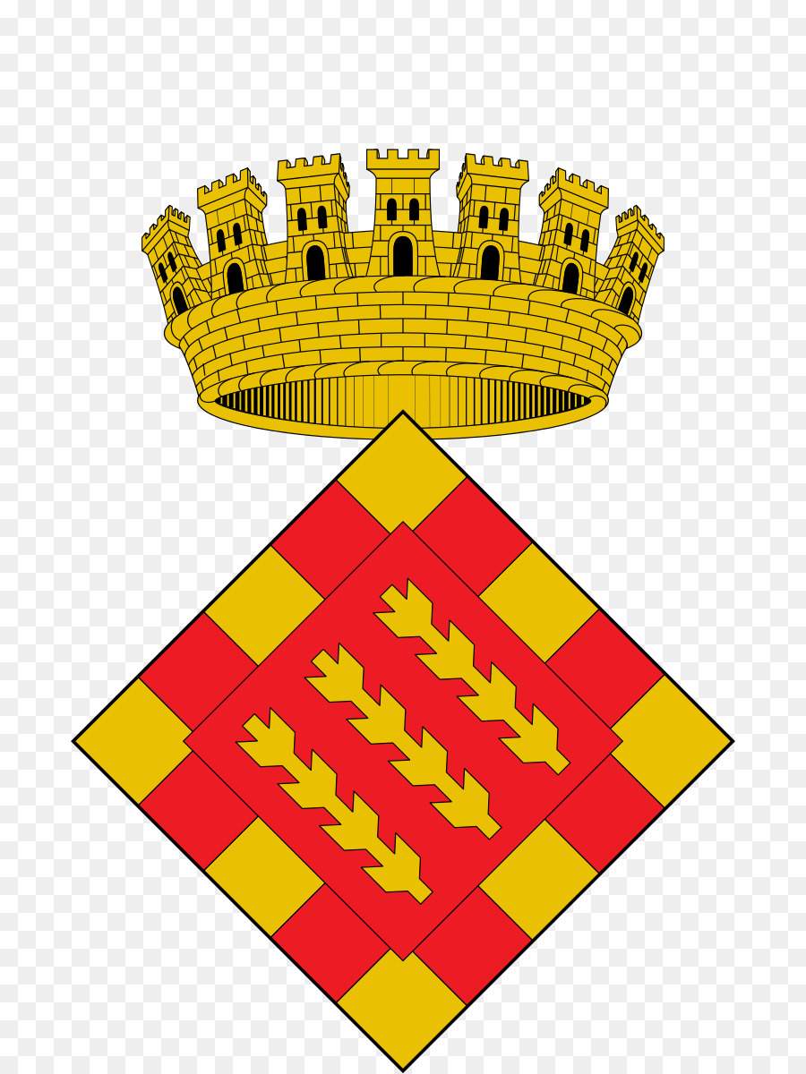 Torelló Terrassa Comarcas in Spanien Wappen Rosette - Wappen des Priorat