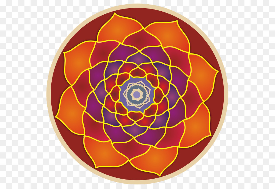 Symmetrie Kreis Geschirr Muster - hatha yoga