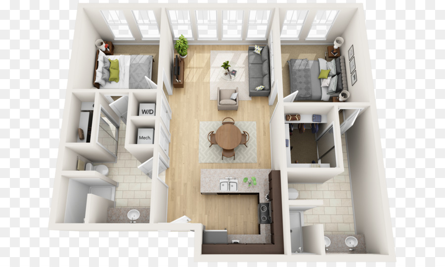3D kế hoạch sàn Nhà lên kế hoạch - Nhà