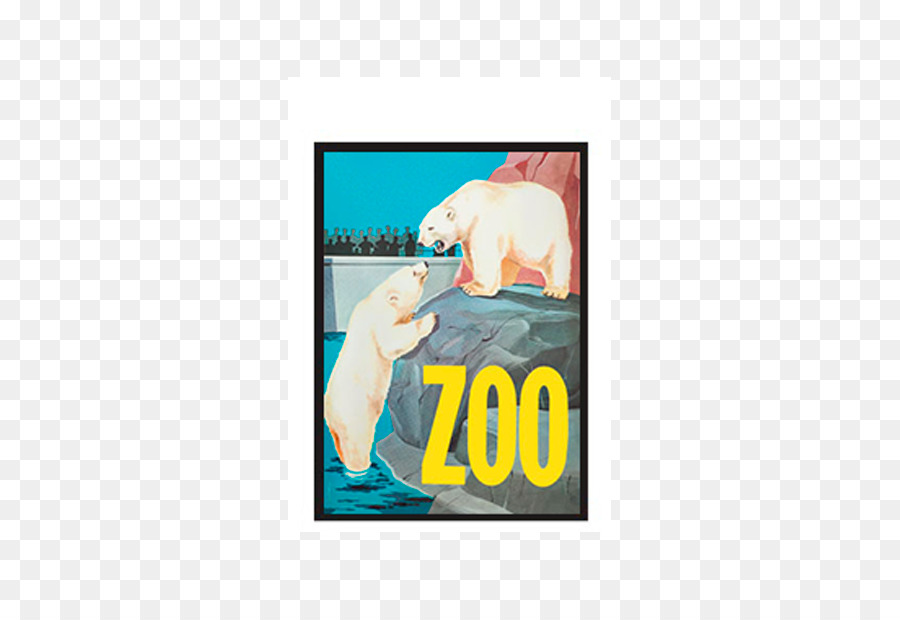 Kopenhagen Zoo Polar bear Plakat Bilderrahmen - Eisbär