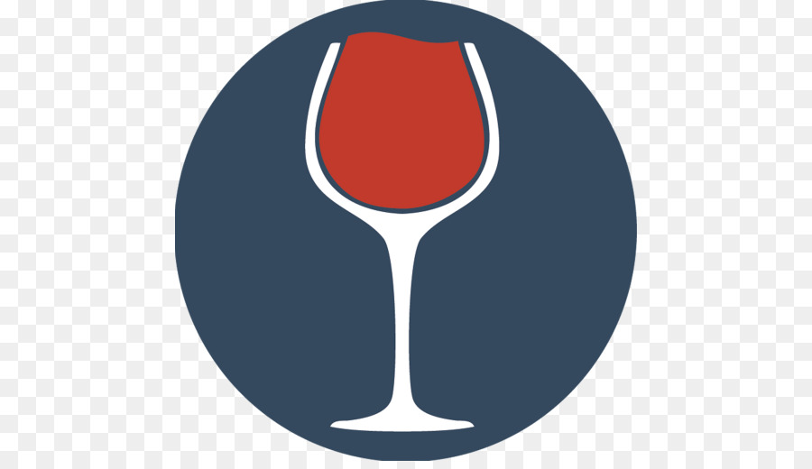 Bicchiere di vino Logo - vetro
