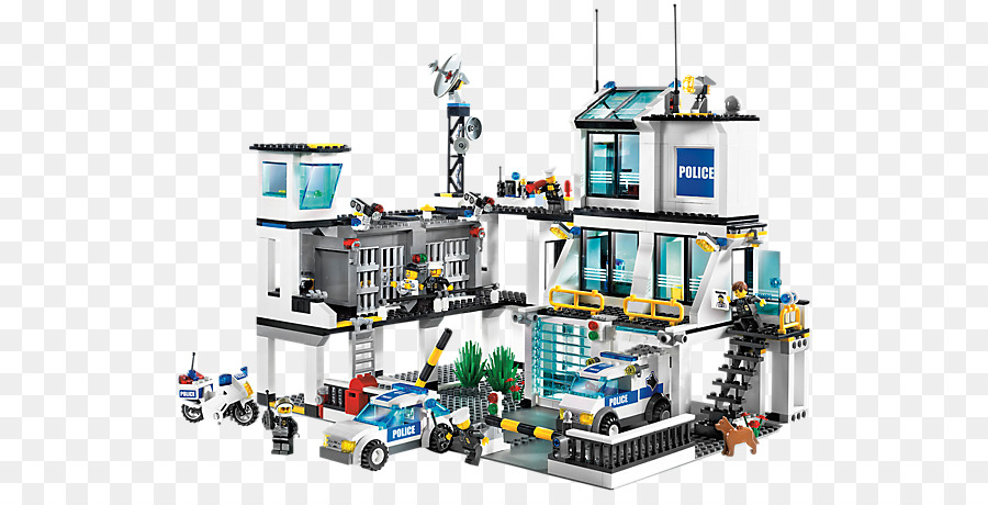Lego City Giocattolo LEGO City 60047 Stazione di Polizia LEGO City 7498 Stazione di Polizia Insieme - giocattolo