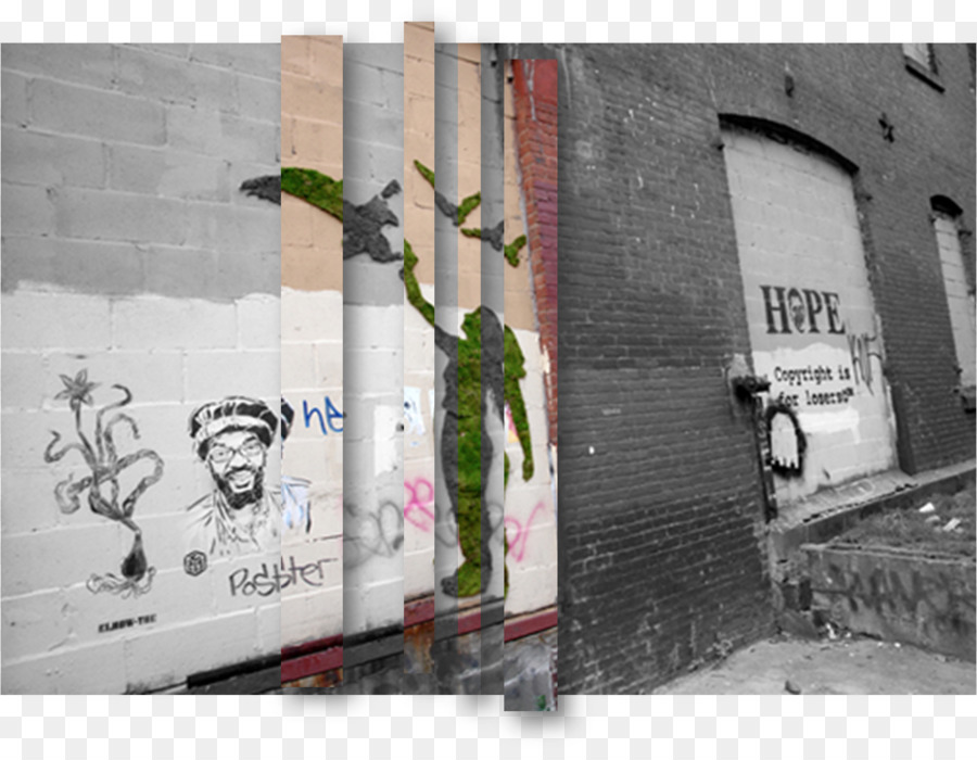 Street art Moss graffiti Artist Wandbild - Graffiti