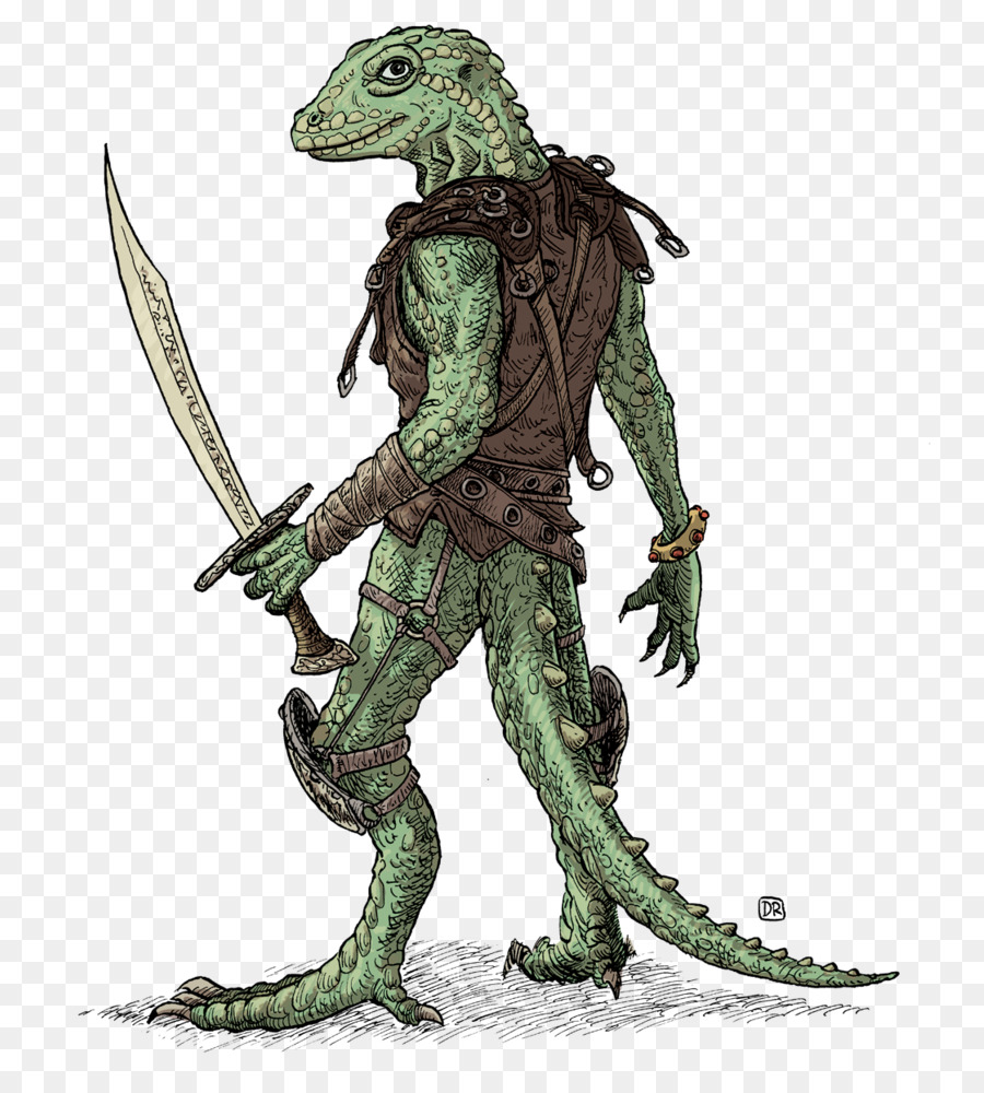 Lizard Man Drawing