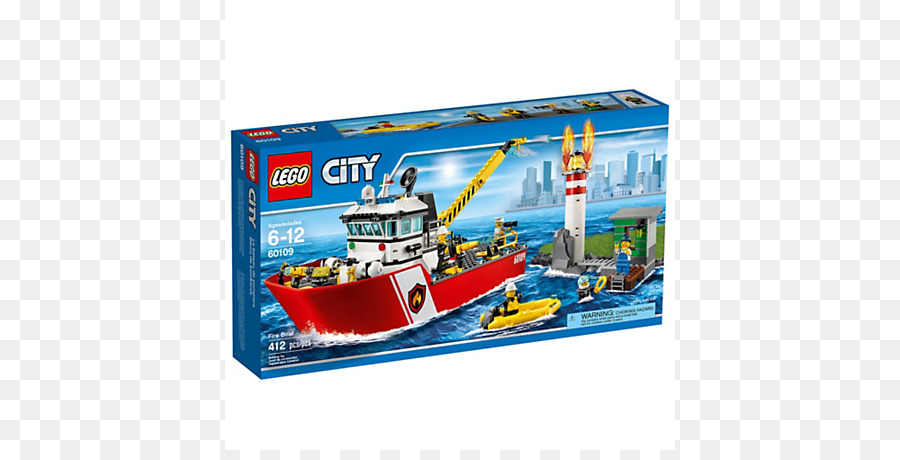 LEGO 60109 vigili del Fuoco della Città Barca Lego City Fireboat Giocattolo - giocattolo
