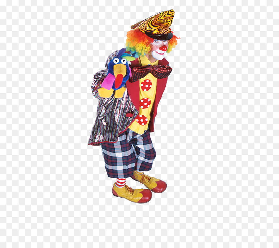 Clown Kostüm Maskottchen - clown