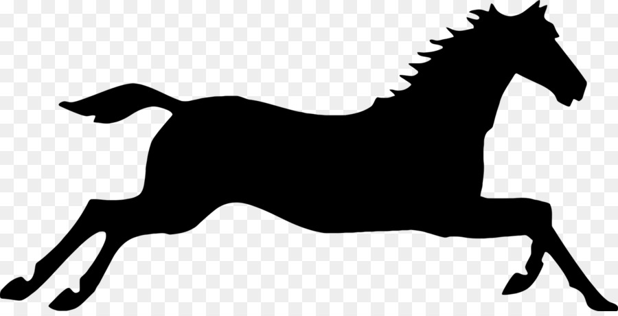 Arabian horse Galopp Friesen Black Forest Horse Clip art - Silhouette