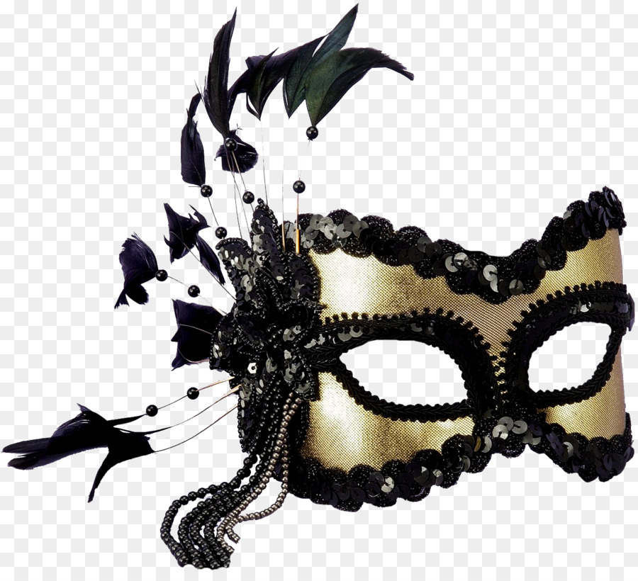 Maske Pailletten Mardi Gras Maskerade-ball-Gold - Maske