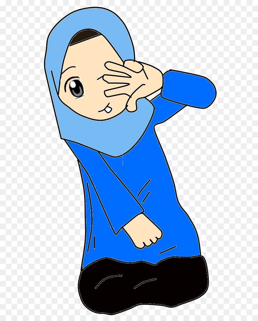 Bandung Cartoon Blau Animaatio Clip art - islamische Karikatur