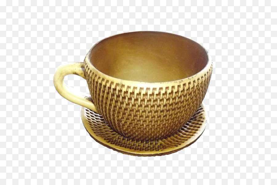Kaffee-Tasse Untertasse Cachepot Blumentopf Teetasse - Vase