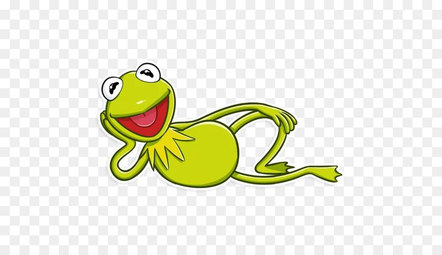 Kermit der Frosch-Aufkleber-Telegramm Laubfrosch - Frosch