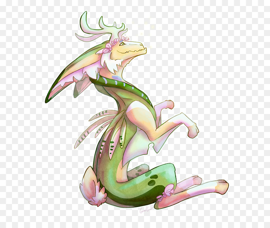 Dragon Cartoon Figur Organismus - Drachen