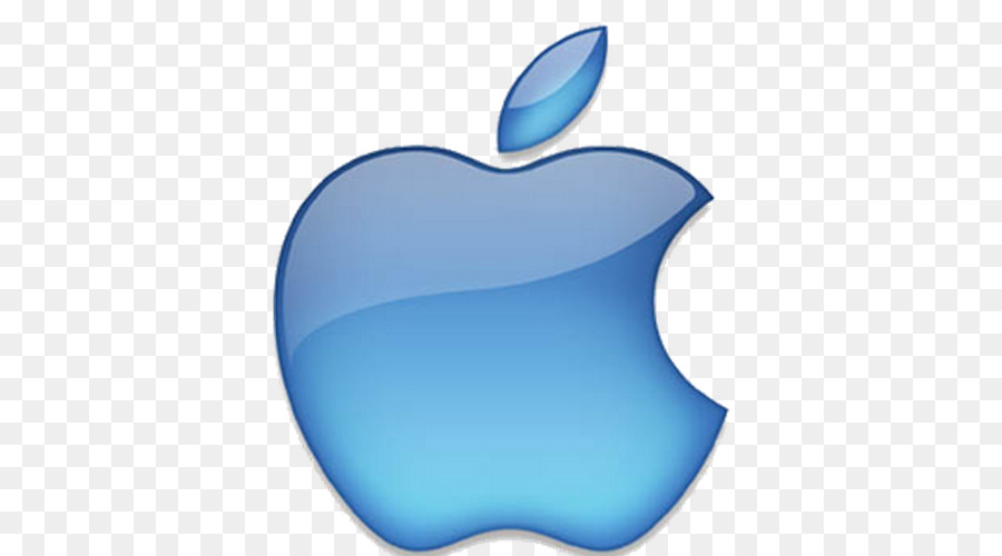Apple-Desktop Wallpaper Blauer-Logo - Apple