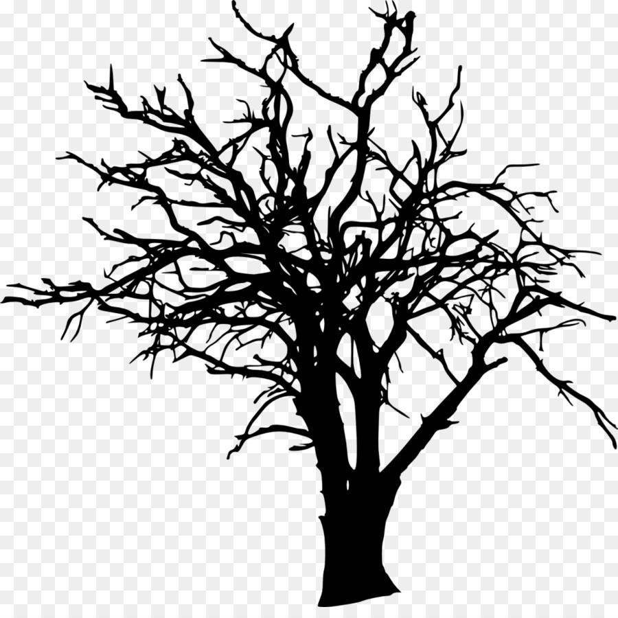Zweig Baum Silhouette clipart - Baum