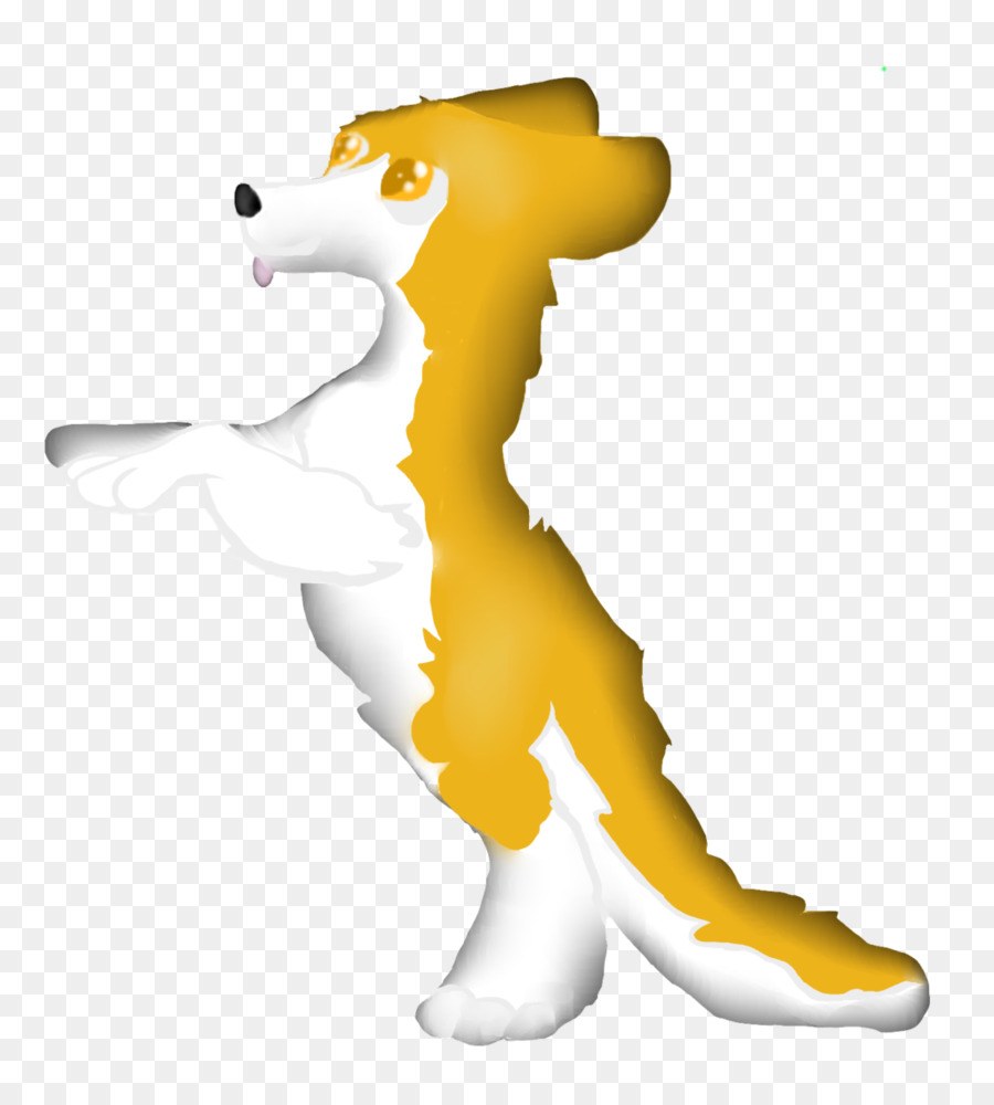Canidae Hund Cartoon-Maskottchen-Schriftart - Hund