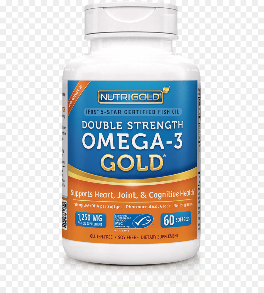 Thức ăn bổ sung Đã kẹo-răng NUTRIGOLD INC Capsule Trích - omega3 axit