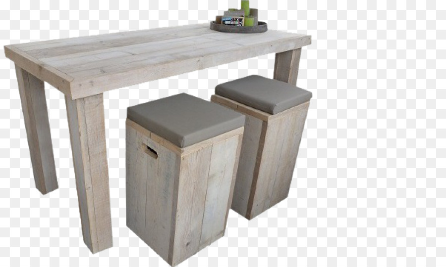 Tabelle Zaun, Gartenmöbel Steigerplank - Tabelle