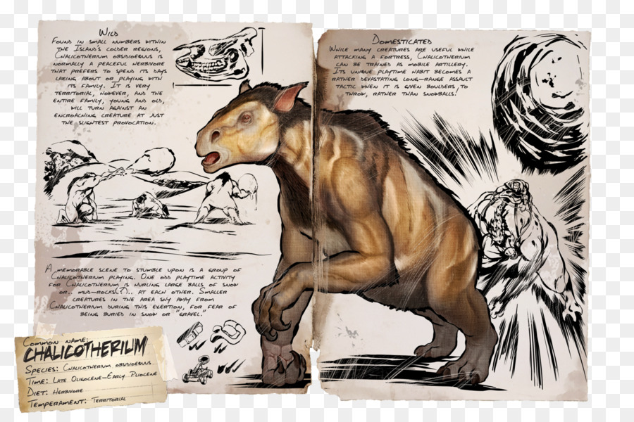 ARCA: la Sopravvivenza Evoluto Pachyrhinosaurus Chalicotherium Therizinosaurus Dilophosaurus - Dinosauro
