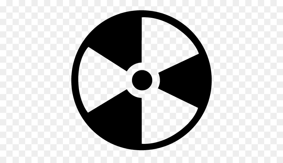Decadimento radioattivo di un Simbolo della radioattività - simbolo