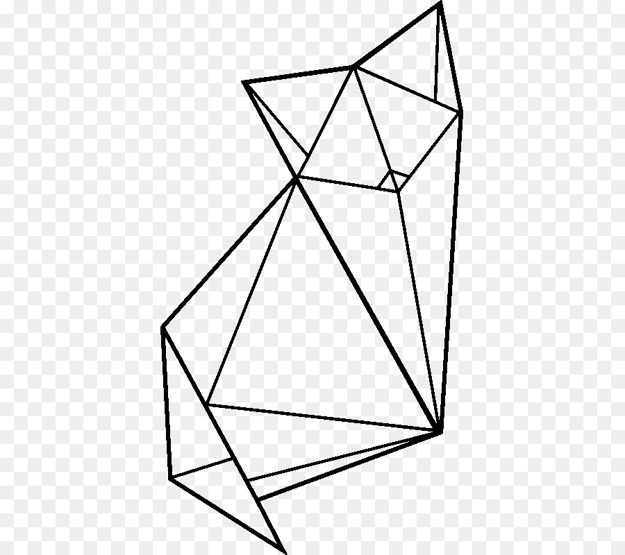 Sticker Tam Giác Origami .com Mẫu - hình tam giác