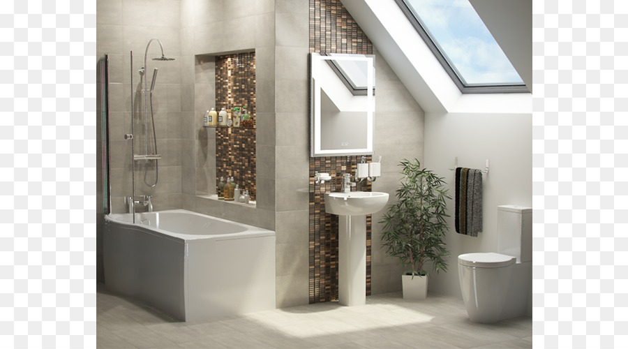 Moderne Badezimmer Dusche Suite Möbel - Mailand 5