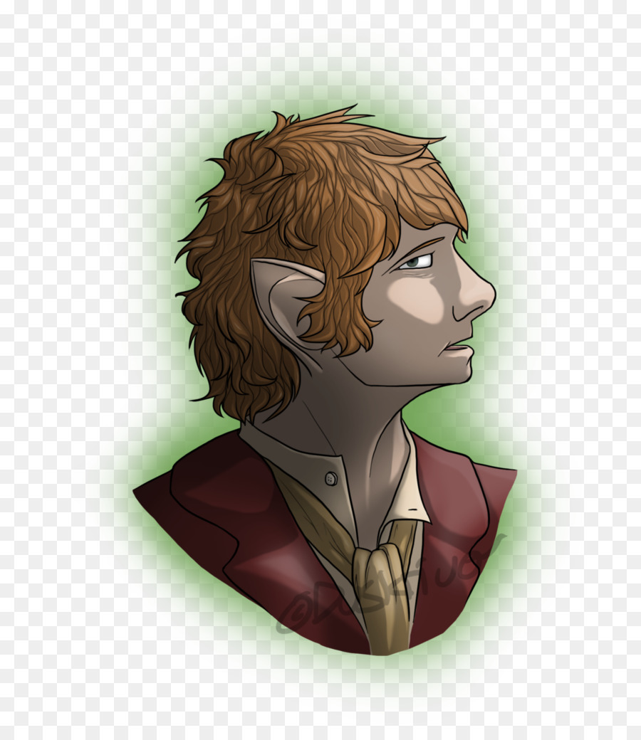 Stirn Cartoon Homo sapiens Legendäre Kreatur - Bilbo Beutlin