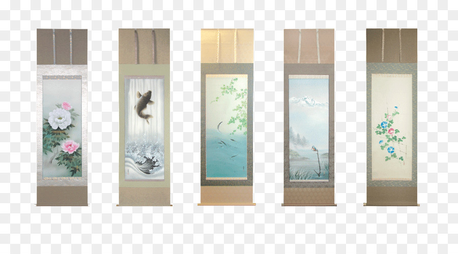 Japaner Kakemono Hanging scroll-Saison - Hängende Schrift