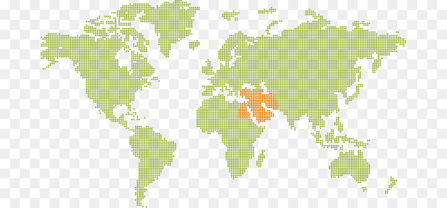 Weltkarte Globe - Naher Osten Karte