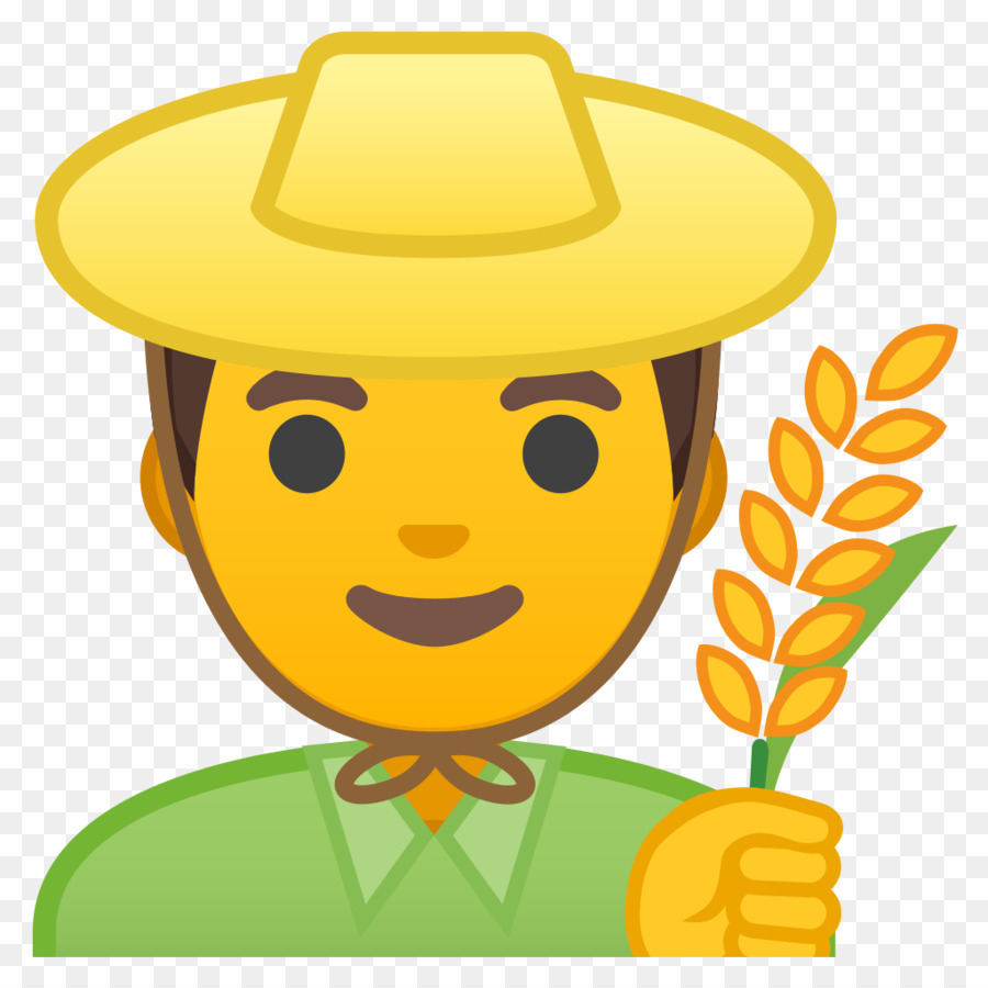 Emojipedia Agricoltore Emoticon Uomo - emoji
