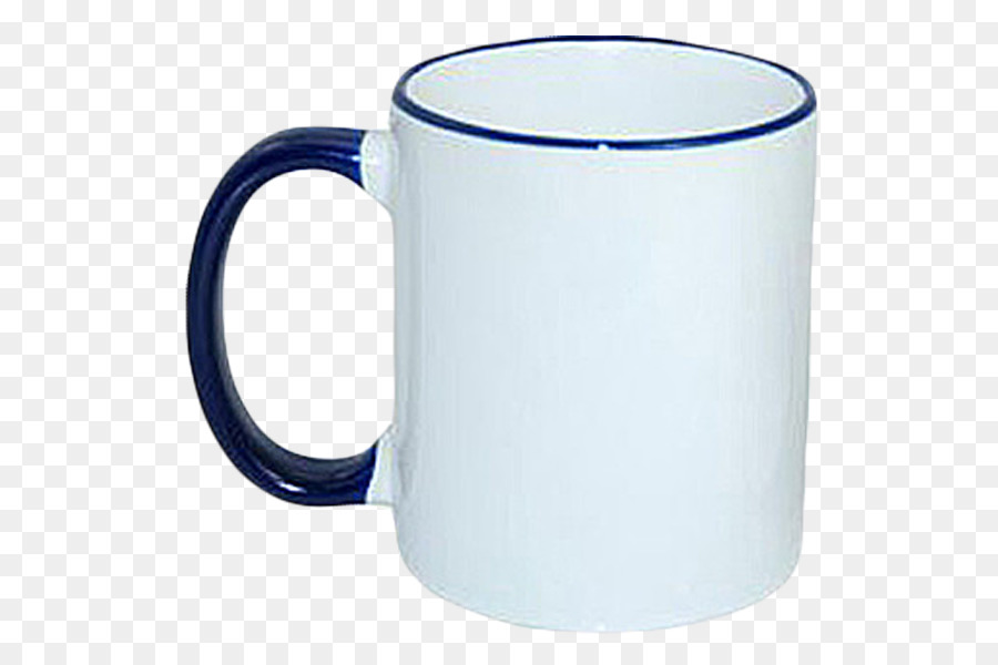 Becher Griff Kaffee-Tasse Keramik Blau-grün - Becher