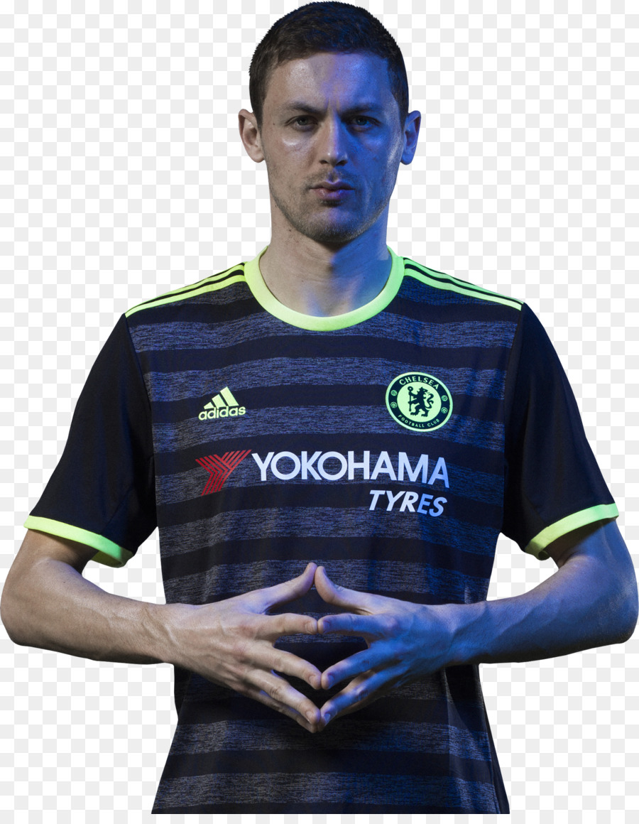 T-shirt in Jersey di Chelsea F. C. Adidas Manica - nemanja matic