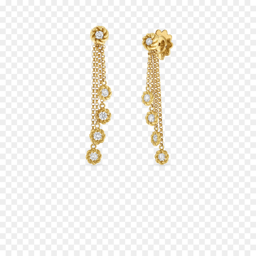 Ohrring Farbige gold Halskette Schmuck - Gold