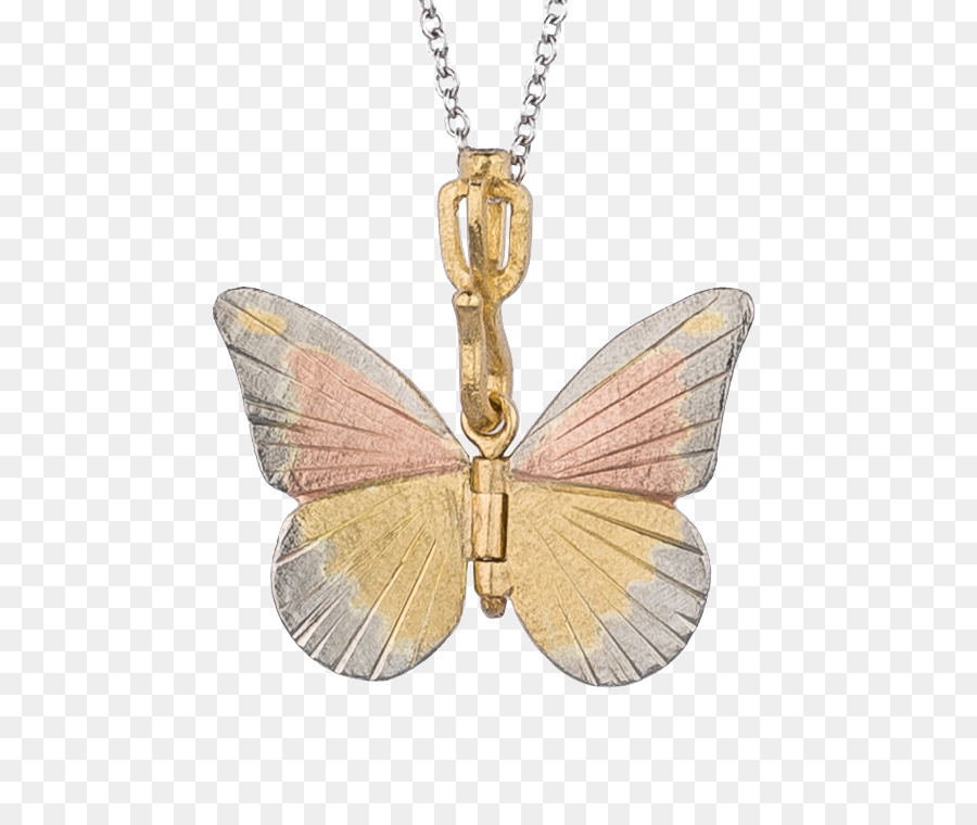 Medaillon Schmetterling Schmuck Halskette Modeschmuck - Schmetterling