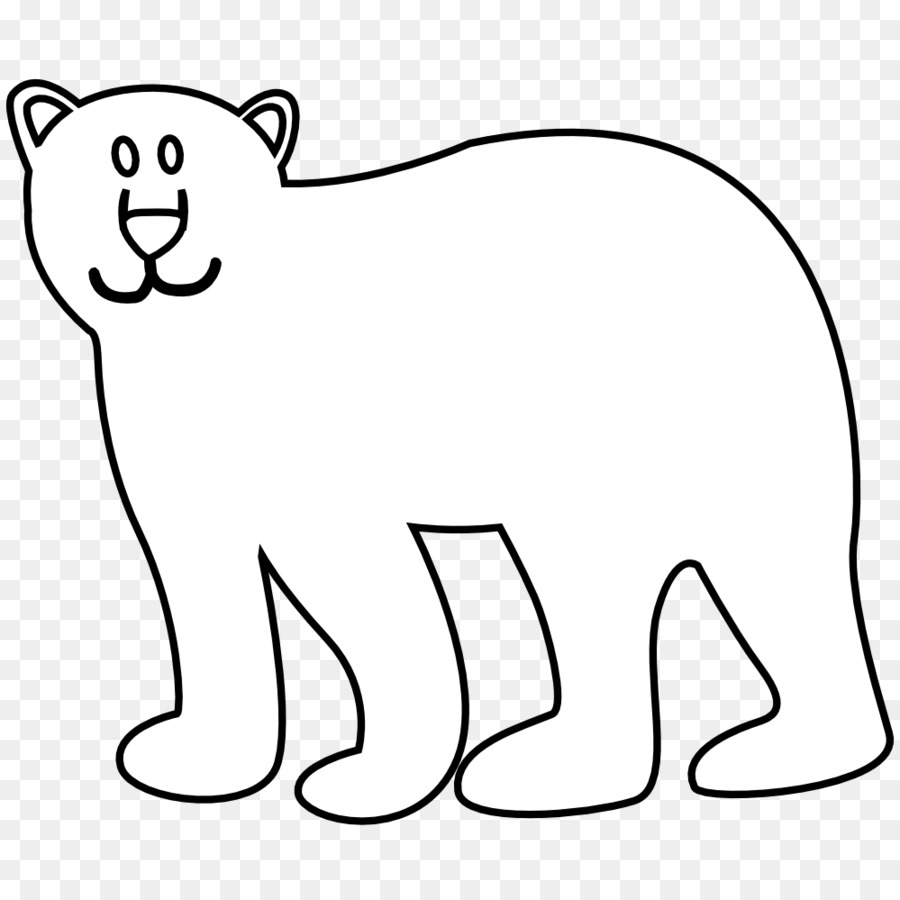 Orso polare, panda Gigante Disegno Animale - Orso polare