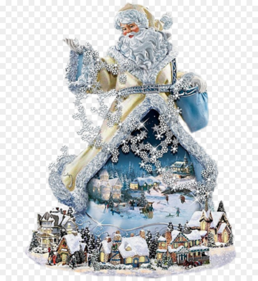Babbo Natale Figurine di Natale ornamento Dipinto - babbo natale