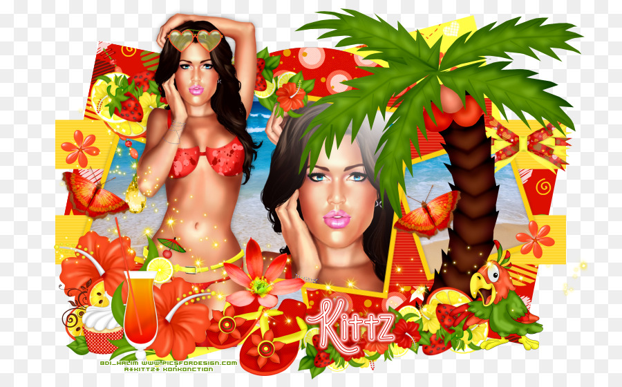Frucht Blatt - Strand Babe