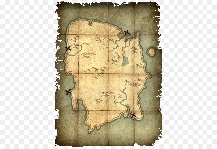 The Elder Scrolls V: Skyrim – Dragonborn mappa del Tesoro Sepolto un tesoro - mappa