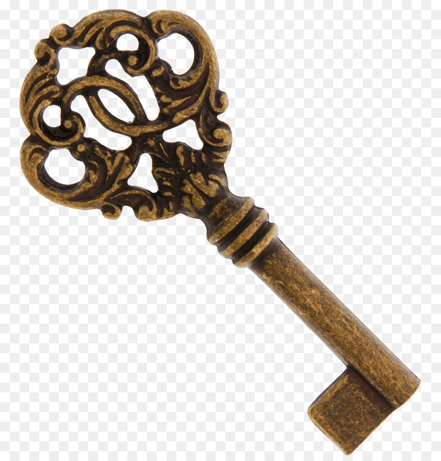 Bộ xương chìa khóa tủ đồ cổ dây Chuyền chìa Khóa đồng Thau - chìa khóa