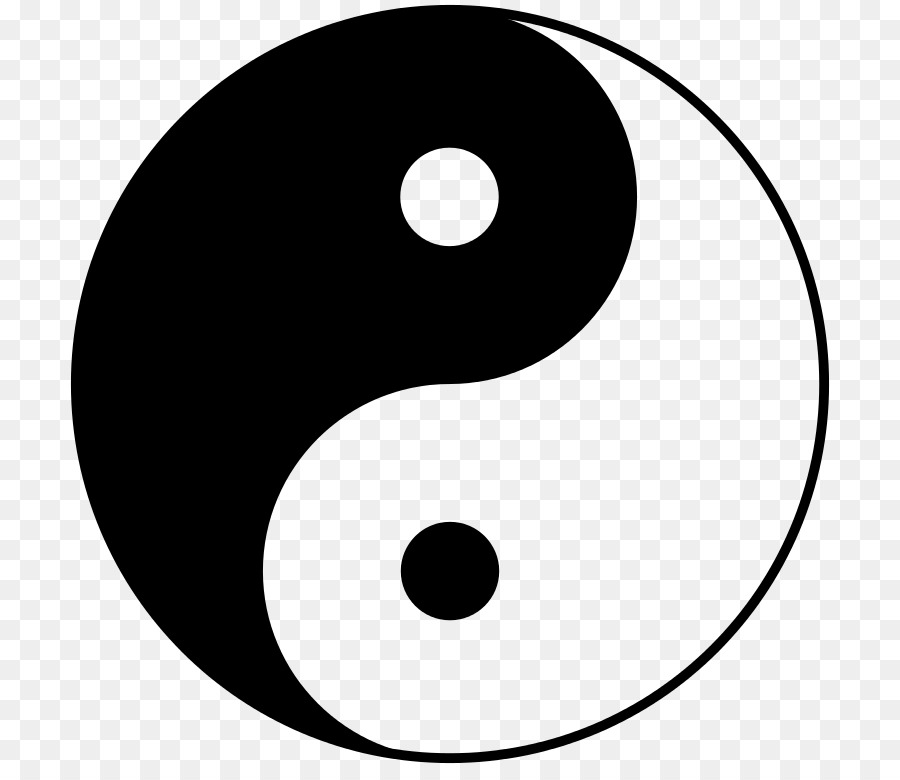 Yin und yang-Konzept Taijitu chinesischen Philosophie - esoterische