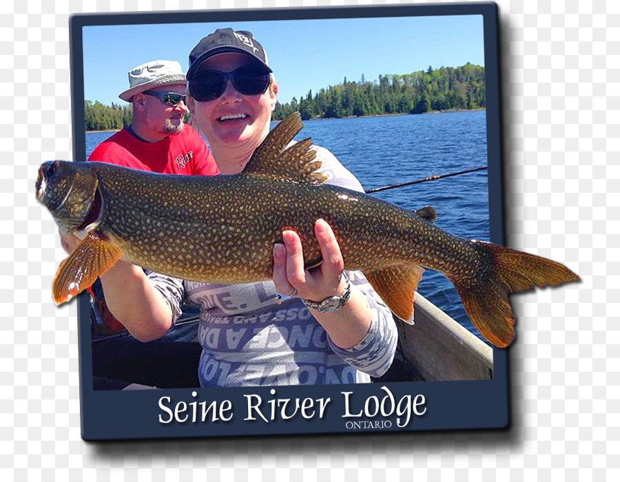 Eis Angeln Quetico Provincial Park Lake trout Fly fishing - Angeln