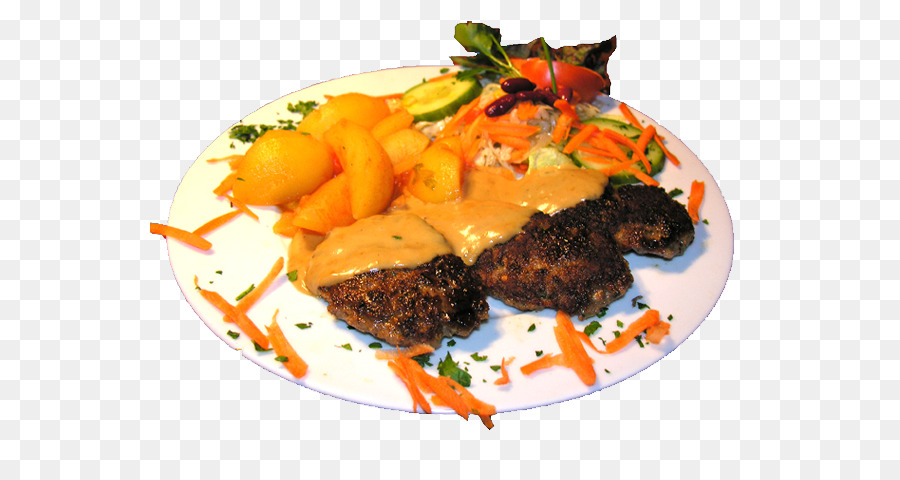 Wiener schnitzel mit Salat Menü Fleisch - Steak Frites