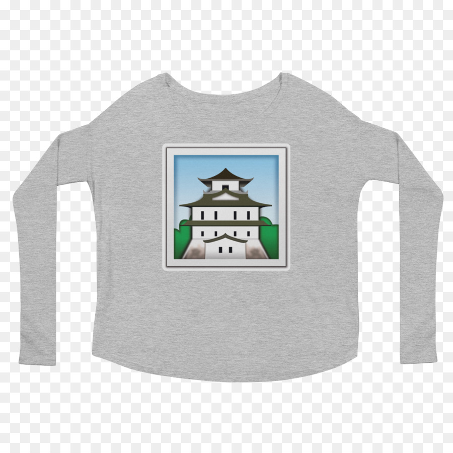 A maniche lunghe T shirt Abbigliamento Felpa con cappuccio - castello giapponese
