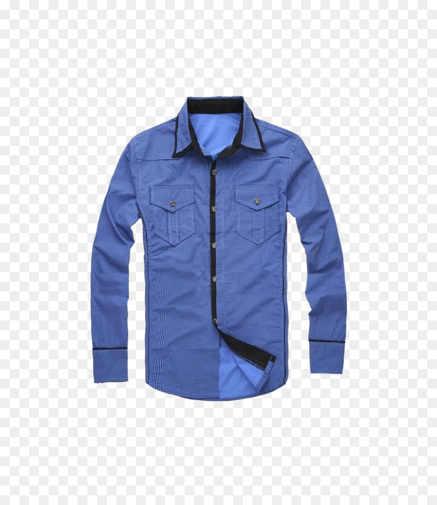 Langarm-Shirt Workwear-Jacke-Button - Shirt