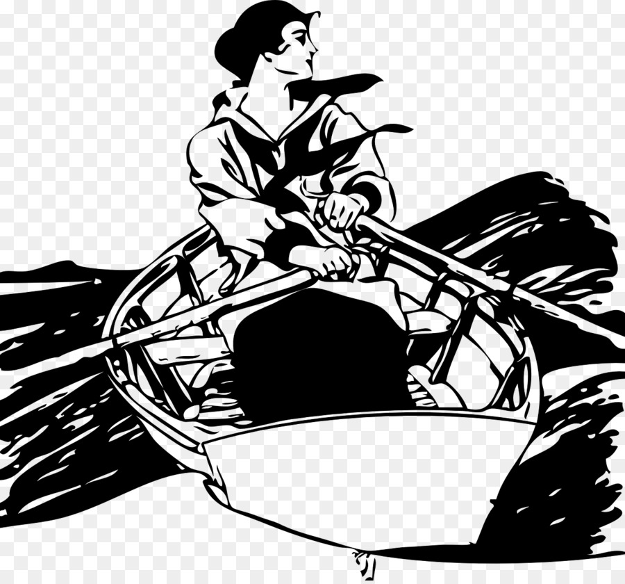 Der Fischer und Seine Seele Eine Bestimmte Art von Umarmung Poster Karte Clip art - cartoon Motorboot