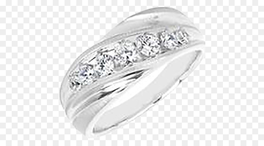 Anello di nozze d'Oro anello di Fidanzamento con Diamante - carburo di tungsteno