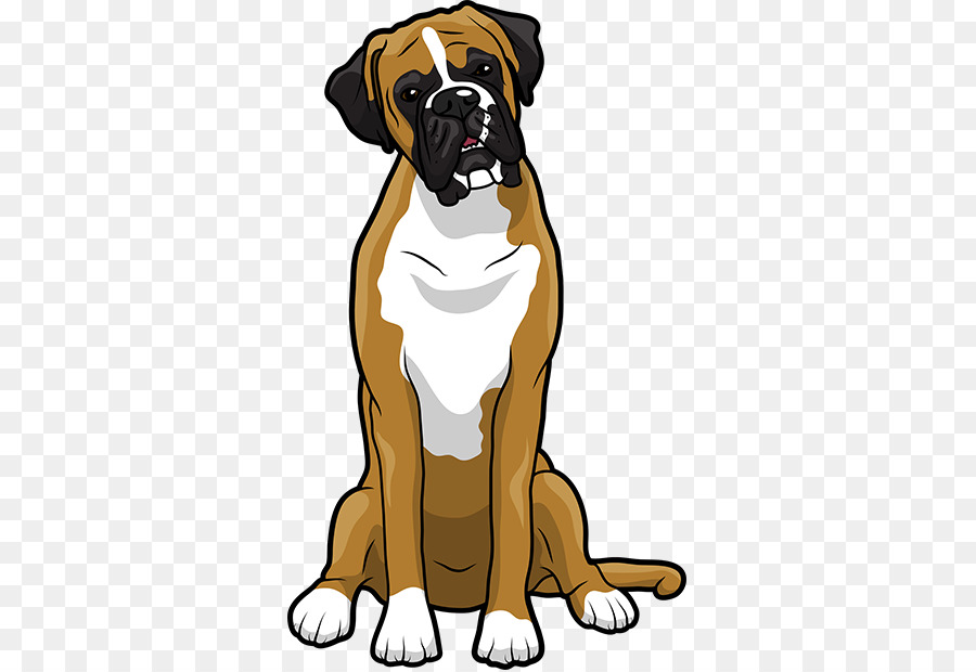 Boxer Cucciolo di Cane di razza cane da compagnia Clip art - cucciolo