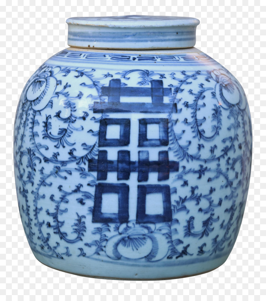 Blu e bianco, ceramica di Ceramica di Vetro blu Cobalto - vetro